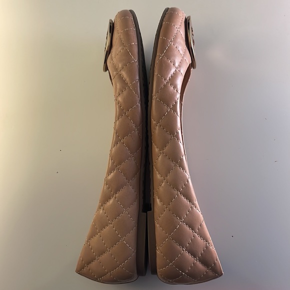 Tory Burch Quilted Leather Quinn Flats - Picture 5 of 7